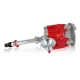 HEI Distributor - Chevy SB/BB V8 Engines, 65K V Coil, Flat-cover Super Grey Cap